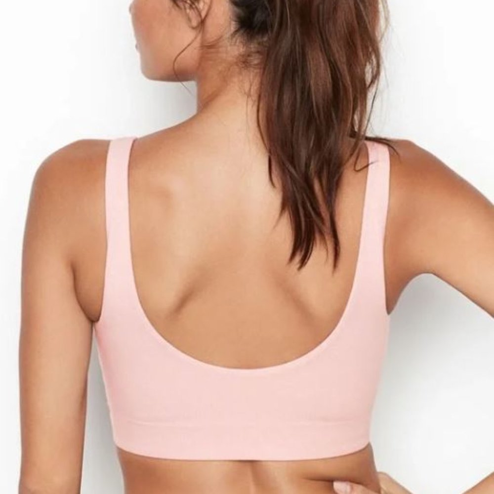 Victoria's Secret| Double Scoop Sports Bra NWOT - Dusk Pink SZ LG